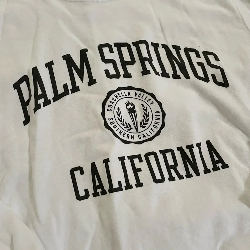 Abercrombie & Fitch White Palm Springs Sweatshirt - Picture 3 of 3